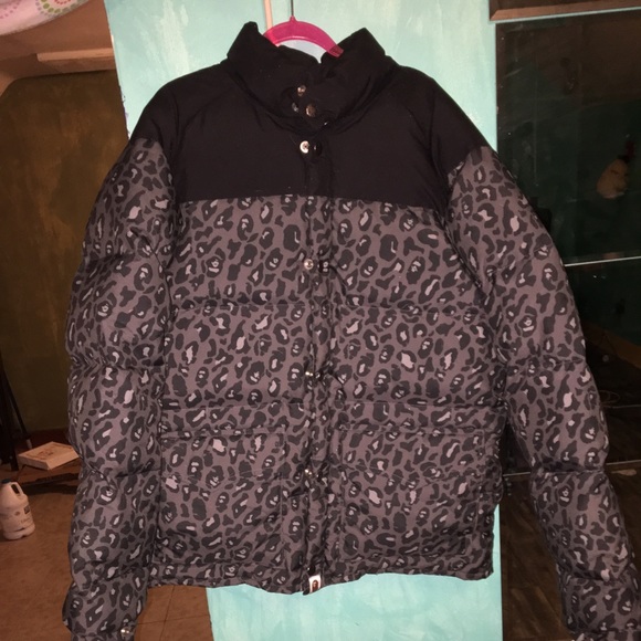 Bape leopard jacket Puffers